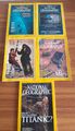 5 x National Geographic TITANIC 1985, 1986, 1987, 1998, 2004 (siehe Beschreibung)