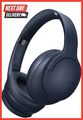 Bluetooth drahtlose Kopfhörer Premium Qualität über Ohr Geräuschunterdrückung marineblau