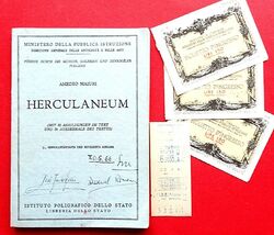 Herculaneum + Eintrittskarten 1966 * A. Maiuri * Zust: gut * gebraucht