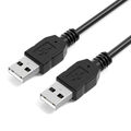 USB Kabel - Datenkabel USB A zu USB A Verbindungskabel - verschiedene Längen 