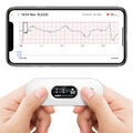 Wellue DuoEK-S Mobiles EKG Gerät Bluetooth Wireless Tragbarer Herzmonitor, App
