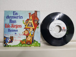 Udo Jürgens - Ein ehrenwertes Haus / Illusionen 1975 Single 7" LP Mit 66 Jahren