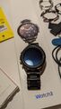 Samsung Galaxy Watch3 SM-R850 41mm Mystic Silver Edelstahlgehäuse mit Schwarz...