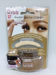 KISS beautiful BROW STAMP Augenbrauenstempel soft brown *neu*