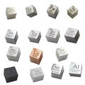 Rare metal elements Cube 10mm/25.4mm Pure Density 99.95% Metal C Al Ti Fe Mg Cr