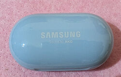 Nur Ladecase, Ladeetui für Samsung Galaxy Buds+ (Plus) SM-R175 Cloud Blue, Blau.