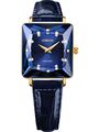 JOWISSA FacetPrincess Schweizer Damen Uhr J8.061.M Armbanduhr Blau/Gold SEHR GUT