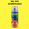 Schwefelgelb MATT  RAL1016 Spraydose 400ml  Buntlack Sprühdose Spraylack