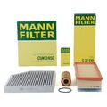 MANN Filterset für AUDI A4 (8K B8) A5 (8T 8F) Q5 (8RB) 1.8/2.0 TFSI 170-230 PS