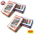 4x 54 Spielkarten Set (2x Rot & 2x Blau) Bridge Canasta Kartenspiel Poker Skat 