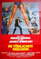 007 + JAMES BOND + IN TÖDLICHER MISSION + ROGER MOORE + A +