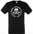  Schwarz Rebel Motorradclub Logo schwarz T-Shirt kostenlos UK Lieferung Erwachsenen Top schwarz