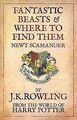 Fantastic Beasts and Where to Find Them: Comic Relief Ed... | Buch | Zustand gut
