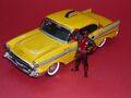 Marvel Deadpool mit Chevy - Modellauto 1:24