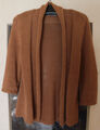 Peter Hahn, Cardigan 3/4-Arm, Gr. 40 , Cognac