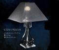 Leuchte Kristall Lampe Tischlampe Weiß Bohemia Steh Nachttisch Neu Schreibtisch
