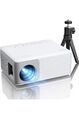 Mini Beamer mit Stativ Beamer Full HD 1080P Unterstützt AKIYO O1 Video Beamer 