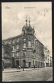 Zittau, Hotel Goldne Weintraube an der Bahnhofstrasse, Ansichtskarte 1910 