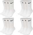 Nike Everyday Lightweight Crew Socken Tennissocken Sportsocken 6er Pack weiß