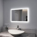 Badspiegel mit LED Beleuchtung Badezimmerspiegel 100x60 120x60 50x70 cm Spiegel