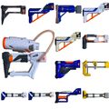 Nerf Gun Ersatzteile Original Zubehör Schulterstütze Stütze Gebraucht Aussuchen