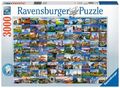 Ravensburger Puzzle 17080 - 99 Beautiful Places in Europe - 3000 Teile