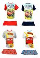 Cars Lightning McQueen Pyjama Schlafanzug Kinder kurz Set Gr 98 104 116 128