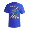 ITALIEN Fußball T-Shirt Bio Herren Damen Kinder Flagge Geschenkset Italia italienisches T-Shirt