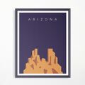 Arizona The Grand Canyon Reisedruck minimalistisches Poster Original