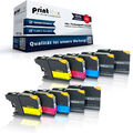 10x Printer kompatible Tintenpatronen für Brother MFC-J 470 DW 4710 Tintenstrahl