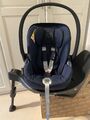 cybex PLATINUM Babyschale Cloud Z2 i-Size Nautical Blue Wie NEU