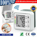 Handgelenk Blutdruckmessgerät Digital LCD Pulsmessung Blutdruck Monitor Puls
