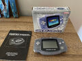 Gameboy Advance Clear Blue Glacier in OVP mit Booklet - CiB - Top Zustand