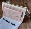 MICHAEL KORS KOSMETIKTASCHE SCHMINKTASCHE SAMMLER SOMMER BEIGE GR.22x9x15CM NEU1