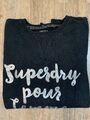 Superdry Damen Sweatshirt Shirt Oberteil Gr. L Vintage Look Top Zustand!!