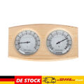 Sauna Thermometer Hygrometer Holz Temperatur und Luftfeuchtigkeit Sauna Zubehör