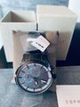 Esprit Herren Uhr Edelstahl Anthrazit Chrono