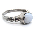 Wunderschöner Ring aus 925 Sterling Silber wohl Chalcedon Silver Jewelry RG57