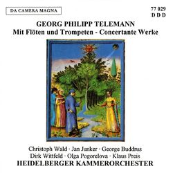 Konzertante Werke für Flöte und Trompete Telemann, Georg Philipp und Heidelberge