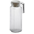 Luminarc Saftkrug Kühlschrankkrug + Deckel Quadro 1,1 L Glas Karaffe Wasser Krug