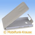 Flip Case Etui Handytasche Tasche Hülle f. Nokia Lumia 635 (Weiß)