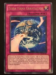 YUGIOH!! Terra Firma Gravitation LCGX-DE121! Rare! Near Mint!