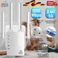 1200Mbps WLAN Repeater Router Range Wifi Signal Verstärker Access Point Booster