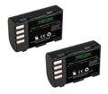 2x Akku für Panasonic DMW-BLF19E DMC-GH3 GH4 DC-GH5 G9 BLF19E BLF19 Lumix Patona