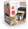 Doppelkammer-Heißluftfritteuse 7 L von GOURMETmaxx/TV-Werbung - Airfryer - NEU