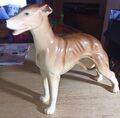 Vintage Melba Ware - Windhund Porzellan Figur - 19 cm - keine Risse oder Späne