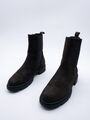 THINK! Damen Chelsea Boots Stiefelette Ankle Boots braun Gr 37 EU Art 14369-50