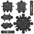 Verteilerdose Abzweigdose Wassergeschützt Kabelverbinder Kabelbox IP68 Verteiler