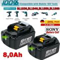 2X 8,0AH Für Makita 18 Volt Original Ersatzakku BL1860 B LXT BL1850 BL1840 LED E