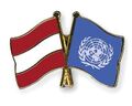 Österreich-UNO Freundschafts Pin Flaggen Pin Österreich Freundschaftspin
